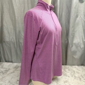 REI midweight half zip base layer top